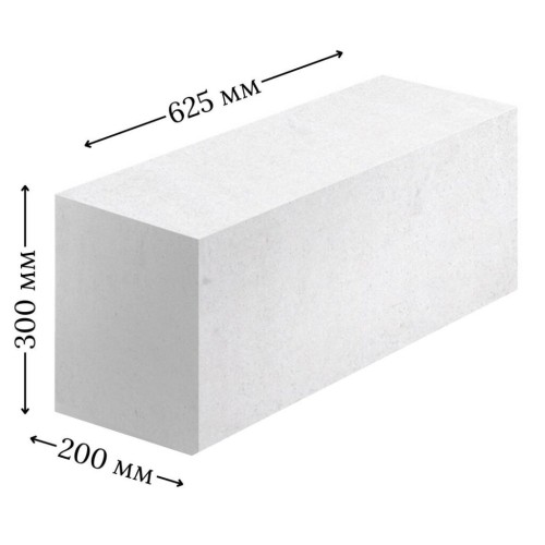 Купить Газоблок Цемрос 625×300×200 (50 шт/поддон) в Красном Сулине